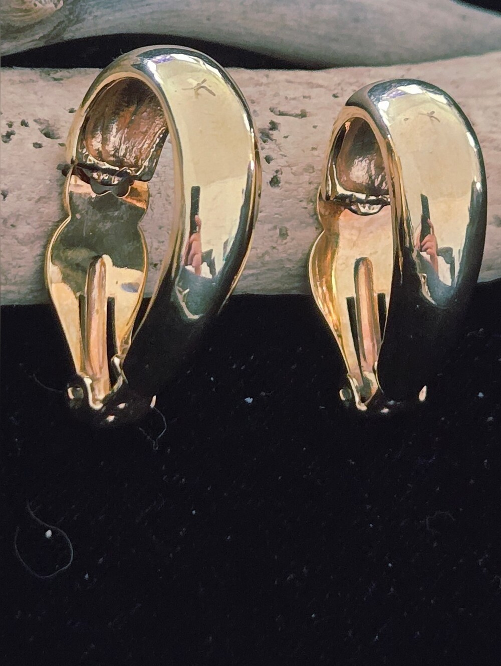 Classic Gold-Tone Hoop Clip On Earrings - Women Jewelry